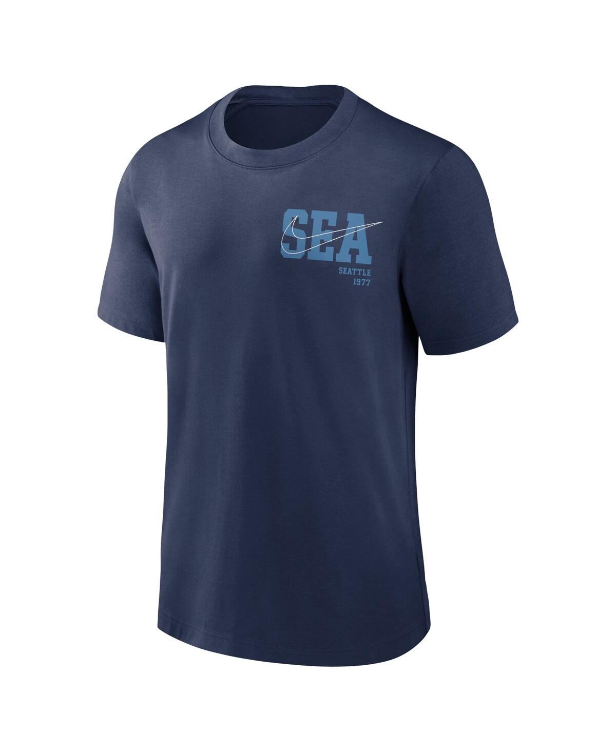 Nike Navy Seattle Mariners Statement Game Over T-shirt In Navy