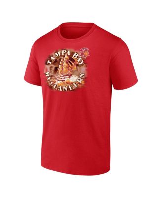 Men's Red Tampa Bay Buccaneers Big and Tall Sporting Chance T-shirt