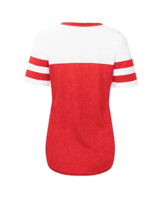 Women's Red, White St. Louis Cardinals Setter T-shirt