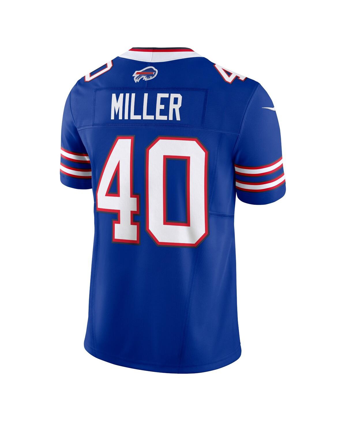 Men's Nike Von MillerBuffalo Bills Vapor F.u.s.e. Limited Jersey - Royal