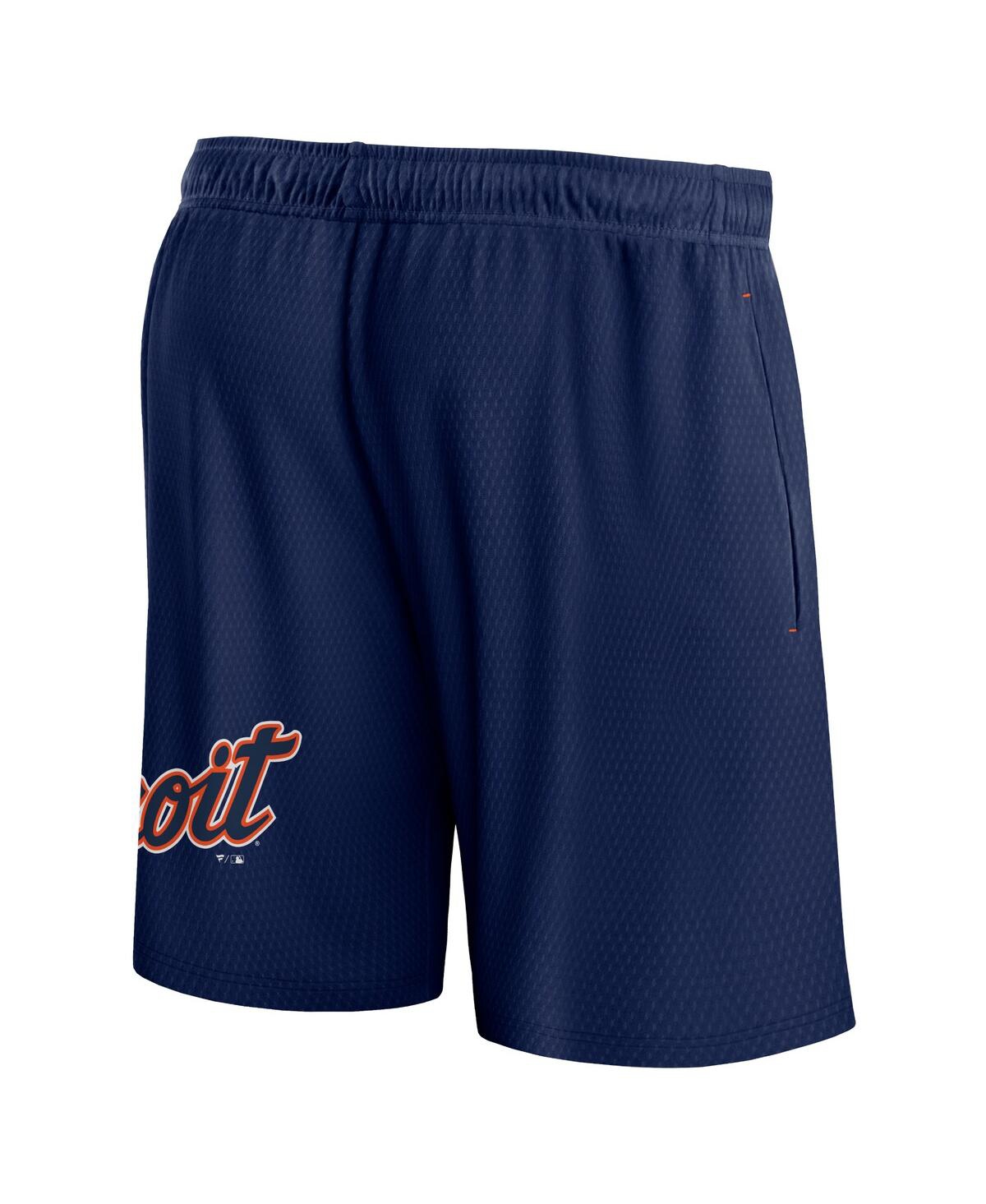 Fanatics Branded  Navy Detroit Tigers Clincher Mesh Shorts In Navy