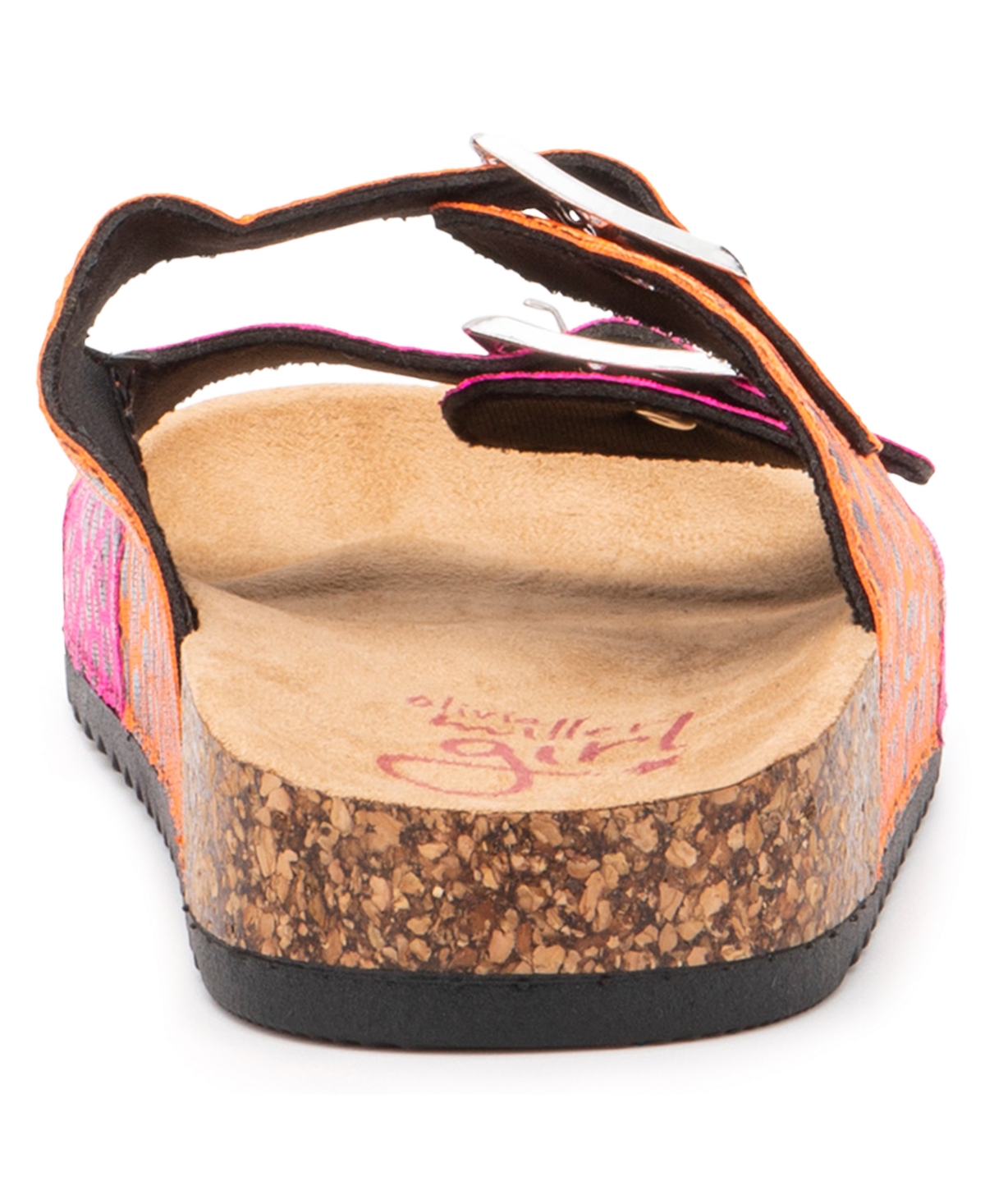 Olivia Miller Girls Twin Leopard Slipper Sandal