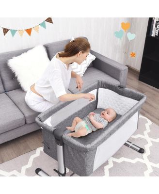 Baby Portable Bed Side Sleeper Travel Bassinet Crib