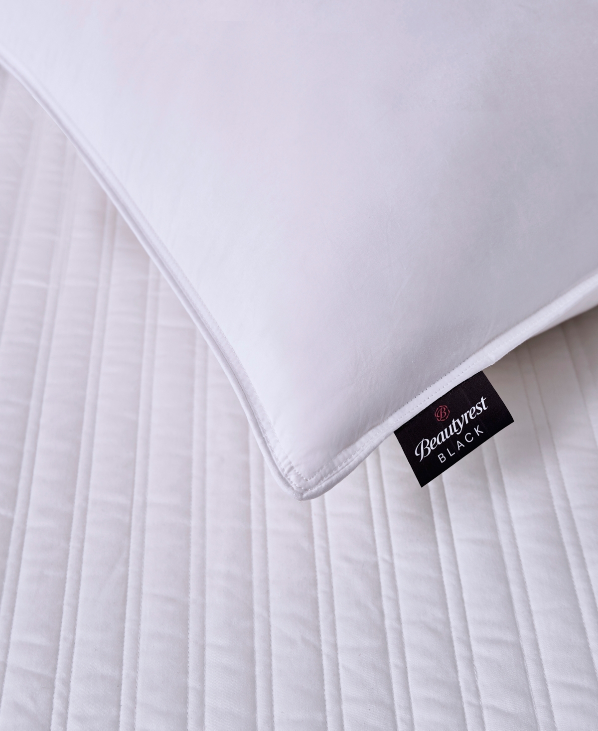 Beautyrest Black Premium HypoallergenicDown Soft 300 Thread Count Single Pillow, - White
