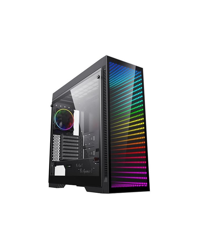 GameMax Steel & Tempered Glass ATX Full Tower Gaming Computer Case with ...