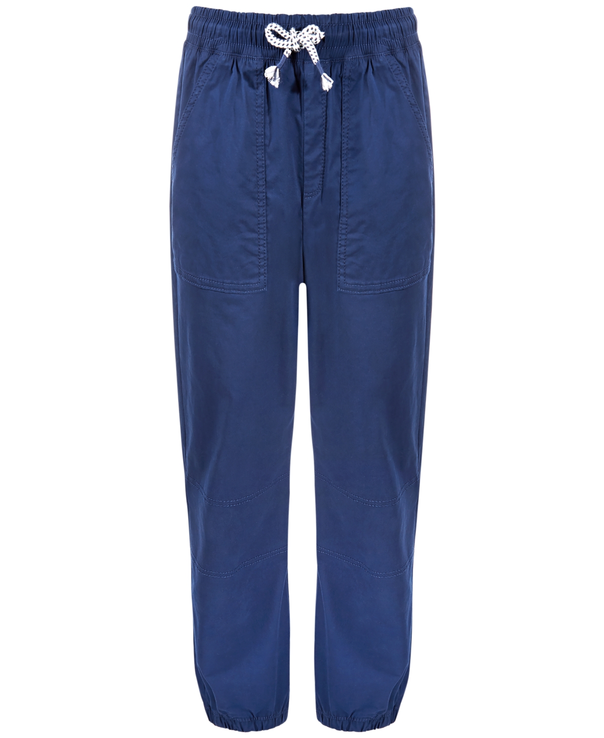 Epic Threads Little Boys Twill Jogger Pants, Created For Macy's In Navy Sea