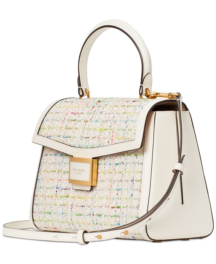 kate spade new york Katy Tweed Small Top Handle Satchel Macy's
