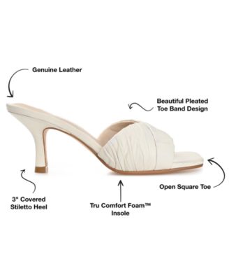 Women's Juliette Leather Open Toe Dress Sandals