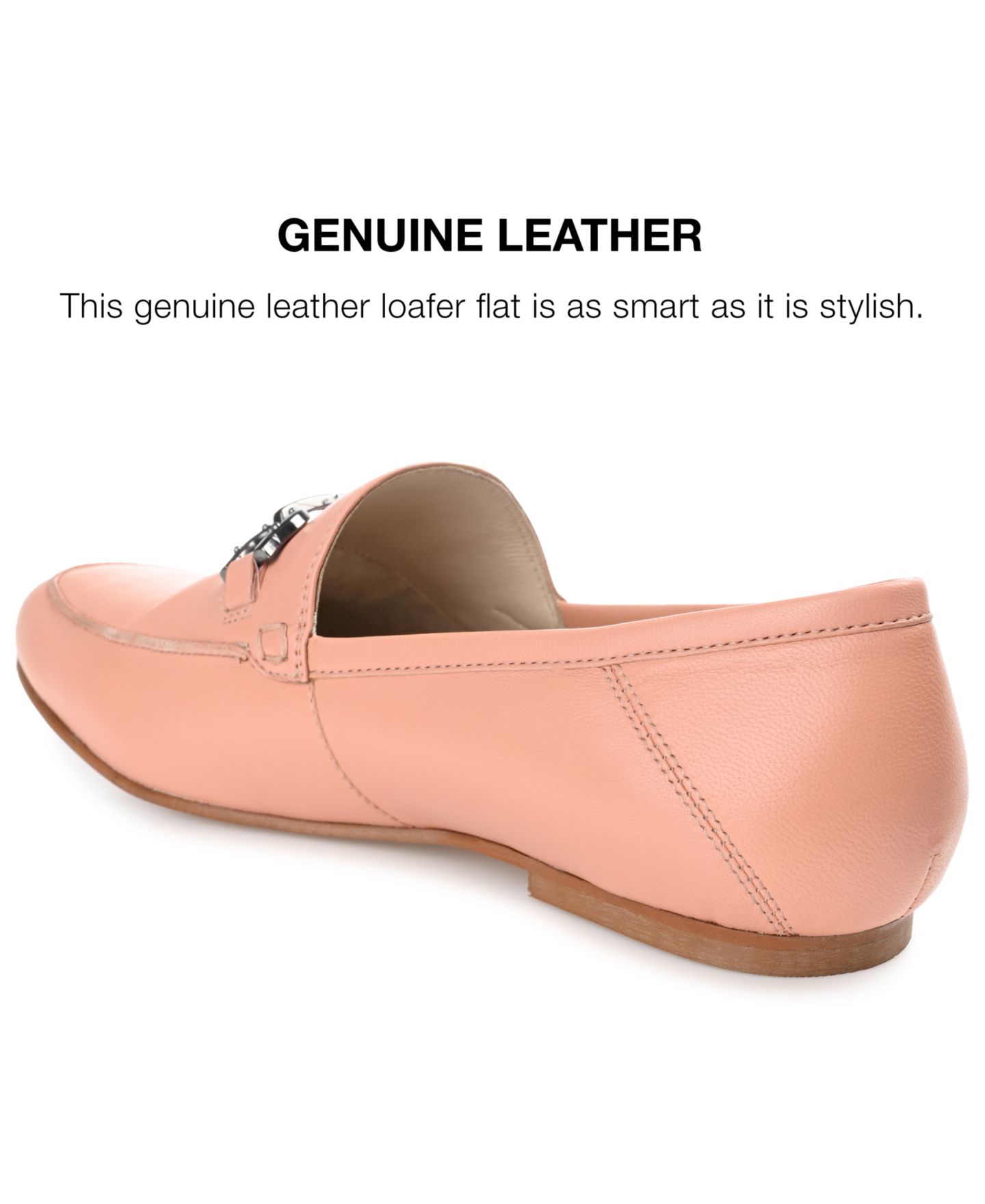 Женские туфли Journee Signature Giia Tailored Slip On, цвет: Розовый — фото 7