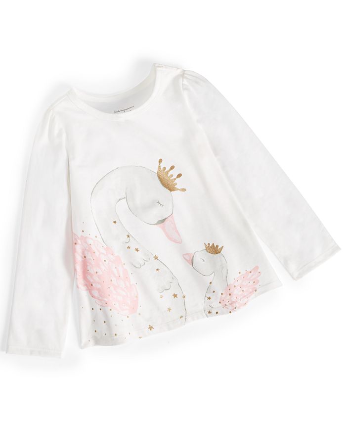 First Impressions Toddler Princess Swans T Shirt, Created for Macy's ...