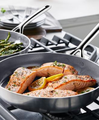 GP5 Stainless Steel Healthy Ceramic Nonstick 2-Piece Fry pan Set, 10" and 12"