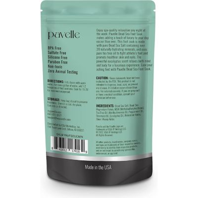 Foot Salts for Foot Bath, Dead Sea Salt Spa, Garden Mist