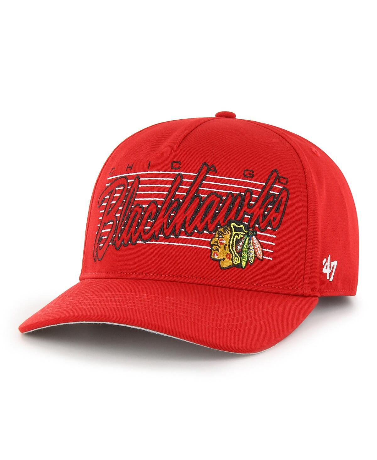 47 Brand Men's ' Red Chicago Blackhawks Marquee Hitch Snapback Hat