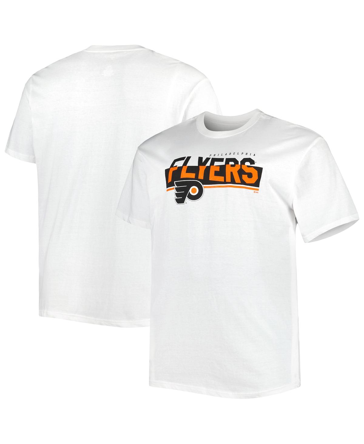 Shop Fanatics Men's  White Philadelphia Flyers Big And Tall Special Edition 2.0 T-shirt