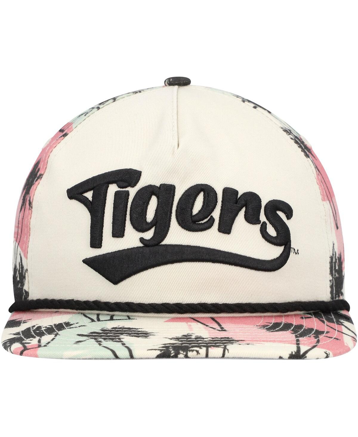 New Era Cream Auburn Tigers High Tide Golfer Snapback Hat In Cream