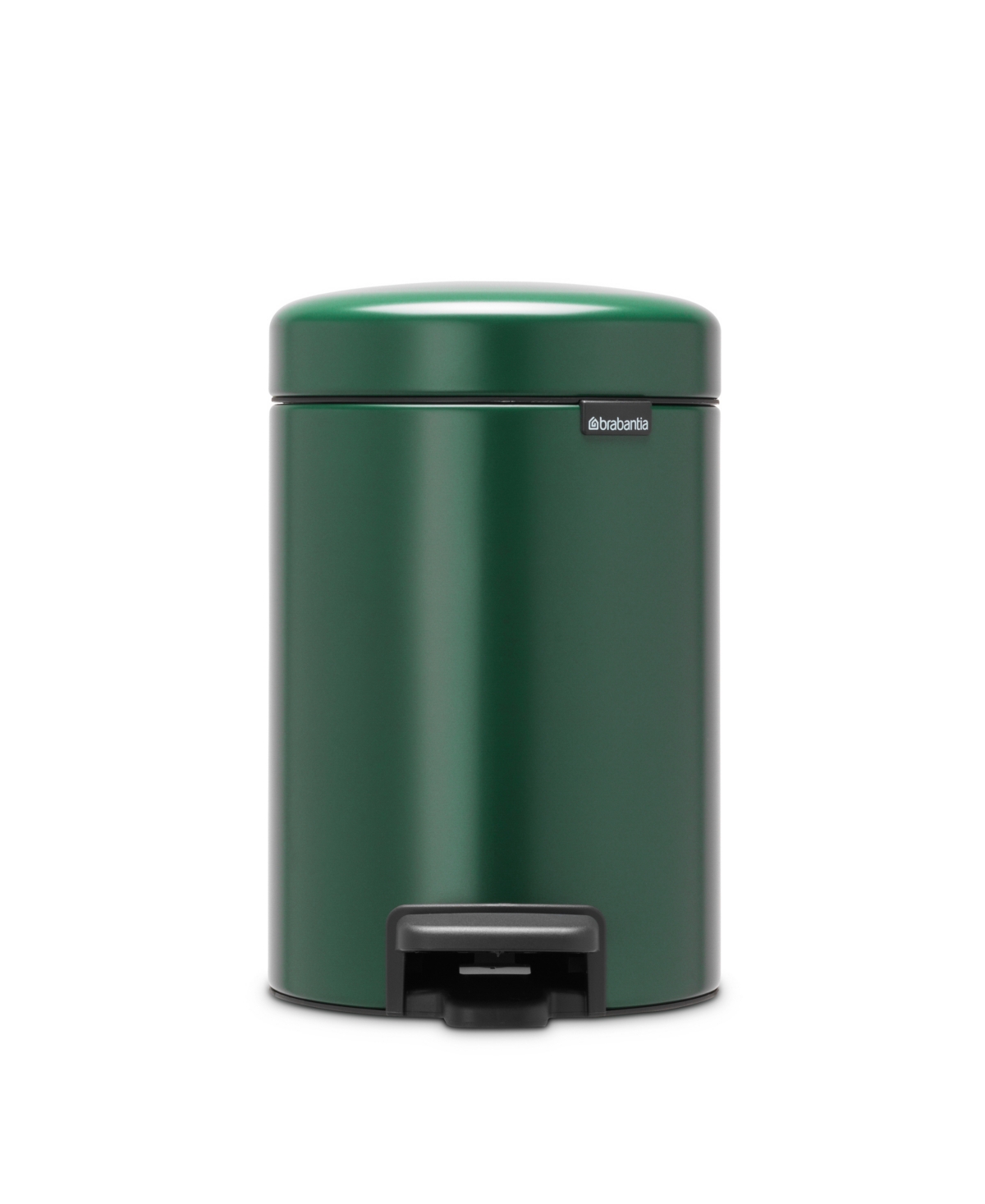 Brabantia New Icon Step On Trash Can, 0.8 Gallon, 3 Liter In Pine Green
