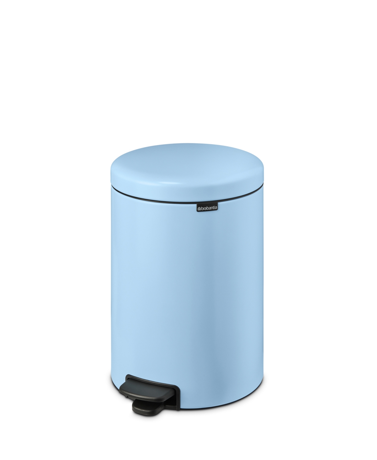 Shop Brabantia New Icon Step On Trash Can, 5.3 Gallon, 20 Liter In Dreamy Blue
