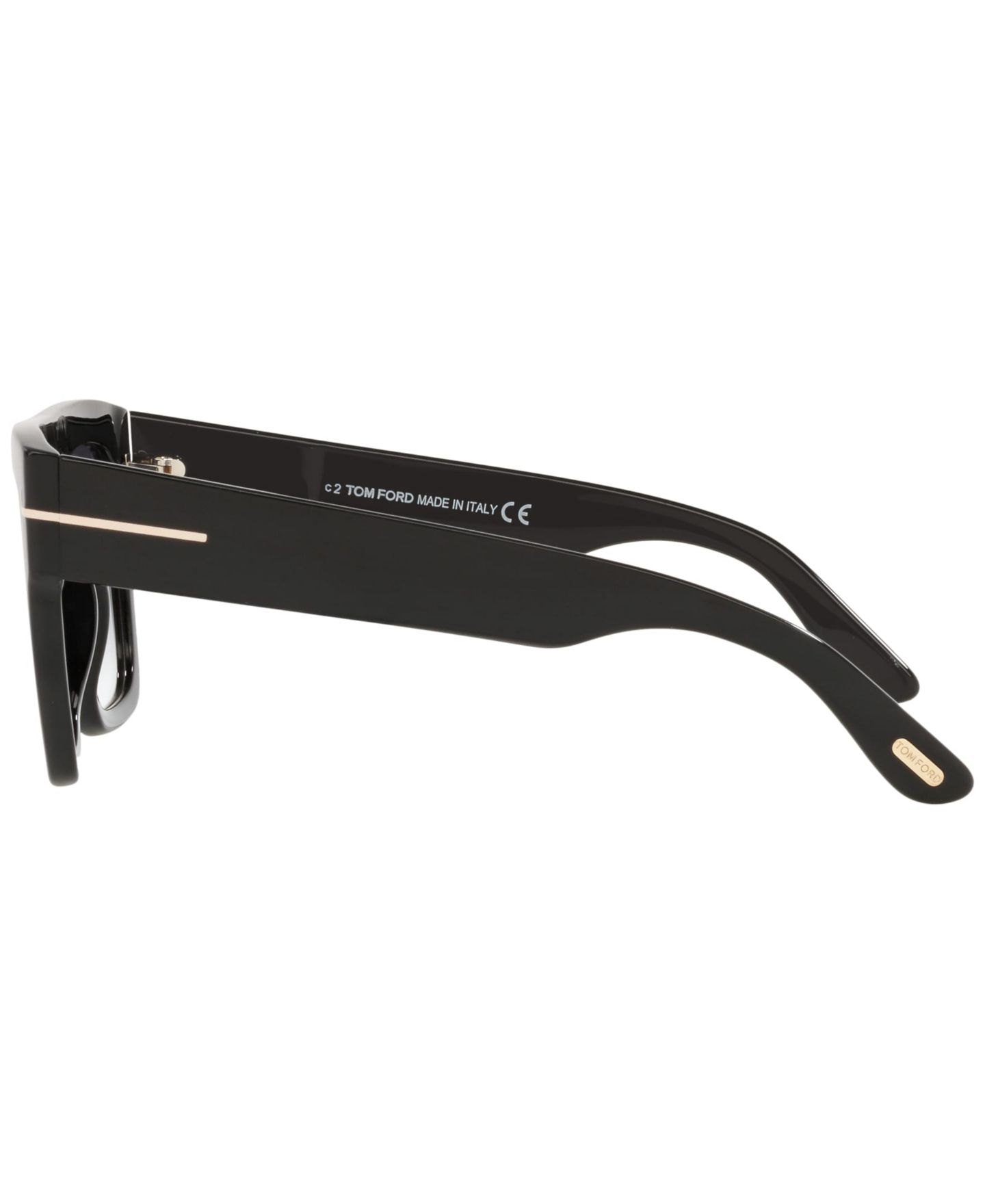 Женские солнцезащитные очки Tom Ford Sunglasses, FT0847, цвет: Чёрный — фото 4