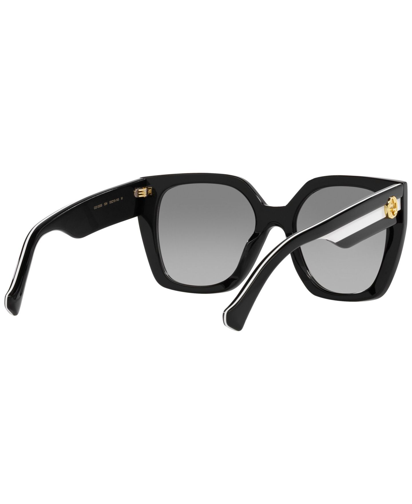 Женские солнцезащитные очки Gucci Sunglasses, GG1300S, цвет: Чёрный матовый — фото 9
