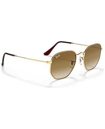 Ray-Ban Unisex Sunglasses, RB3548N HEXAGONAL FLAT LENSES - Macy's