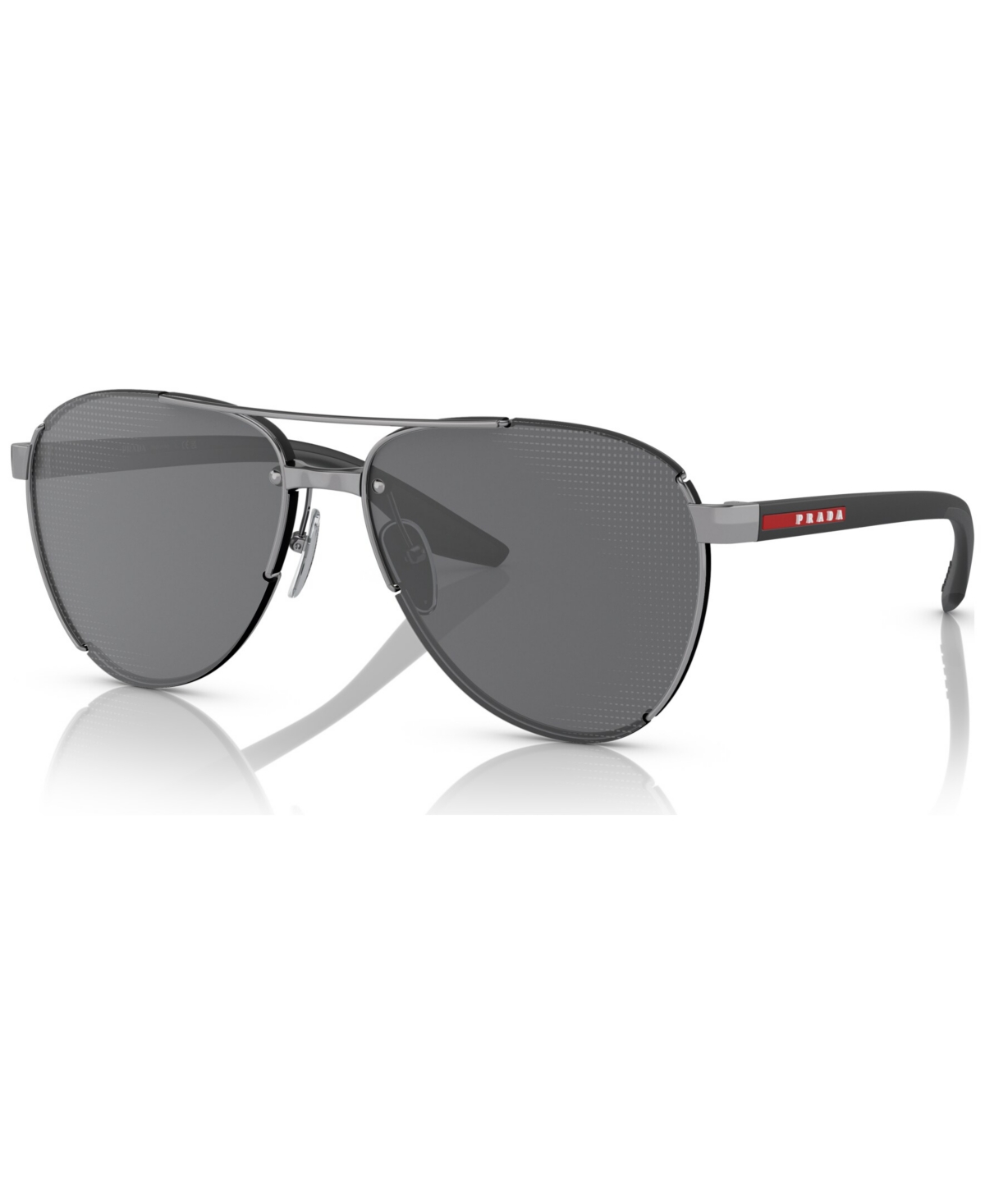 Shop Prada Men's Sunglasses, Ps 51ys In Matte Black