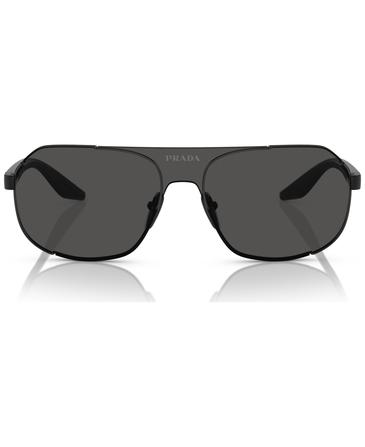 Shop Prada Men's Sunglasses, Ps 53ys In Black