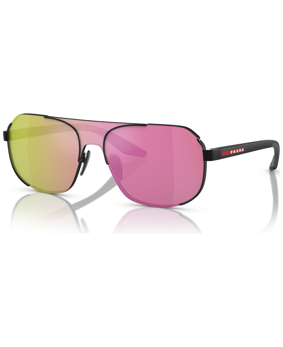 Prada Men's Sunglasses, Ps 53ys In Matte Black