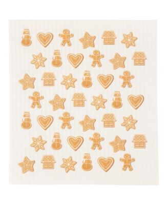 Swedish Dish Cloths, Gingerbread, Set of 4