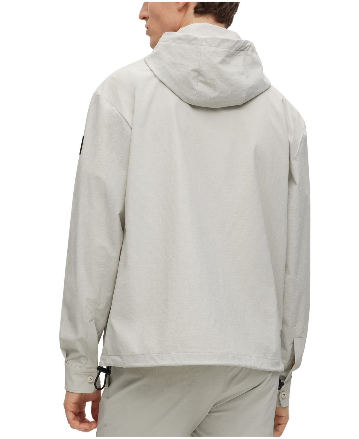 Boss by Hugo Boss Men's Performance Relaxed-Fit Hooded Shirt