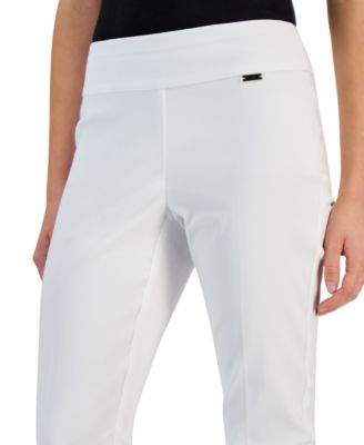 Mid-Rise Petite Tummy-Control Skinny Pants, Petite & Petite Short