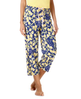 Hue - Women's Give You Lemons Cropped Pajama Pants