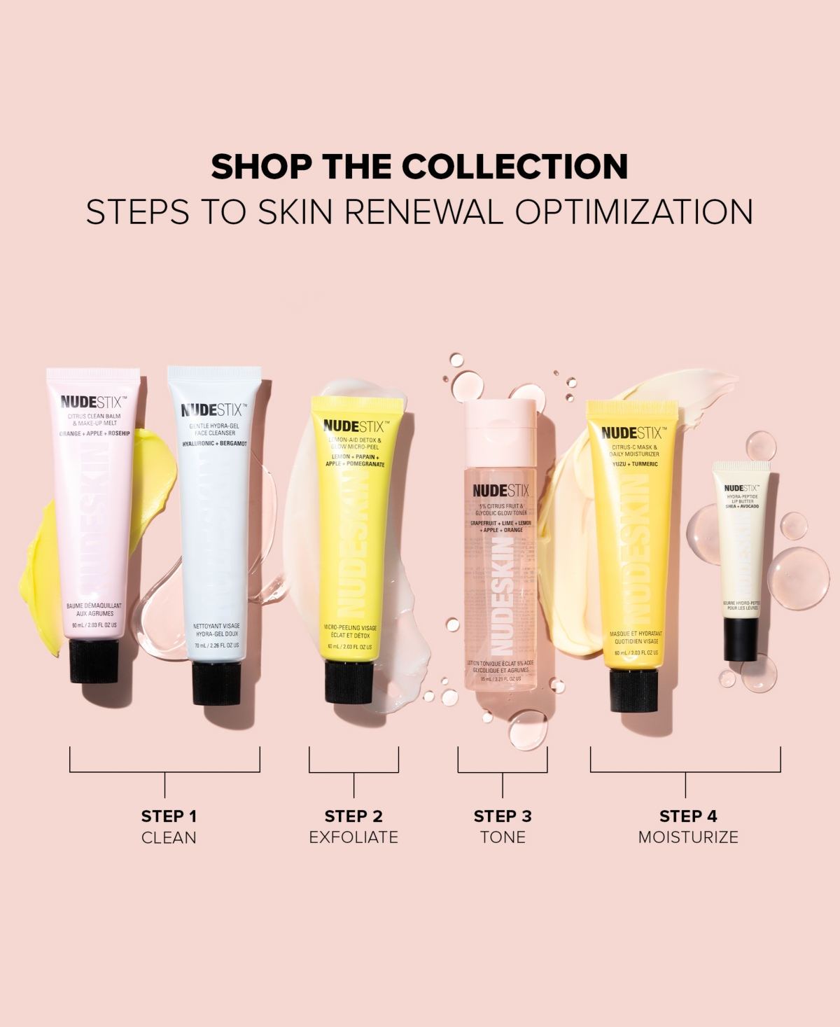 Nudestix Nudeskin Lemon-Aid Detox & Glow Micro-Peel, 2.03-oz