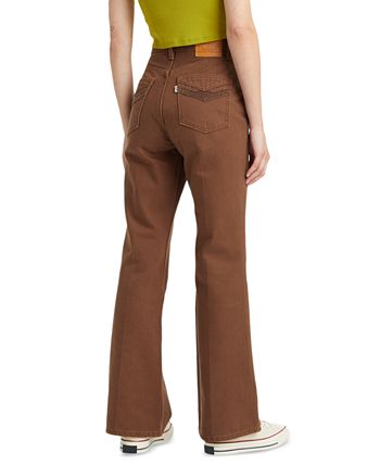 Levi's Women's 70s Movin' On Cotton High-Rise Flare Jeans - Macy's