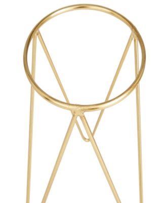 Metal Planter with Removable Stand Set of 2