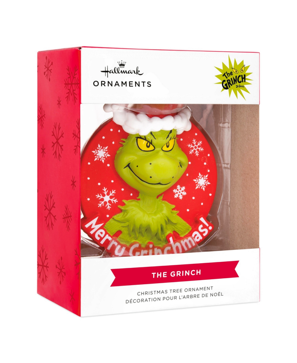 HALLMARK CHRISTMAS ORNAMENT DR. SEUSS'S HOW THE GRINCH STOLE CHRISTMAS MERRY GRINCHMAS 