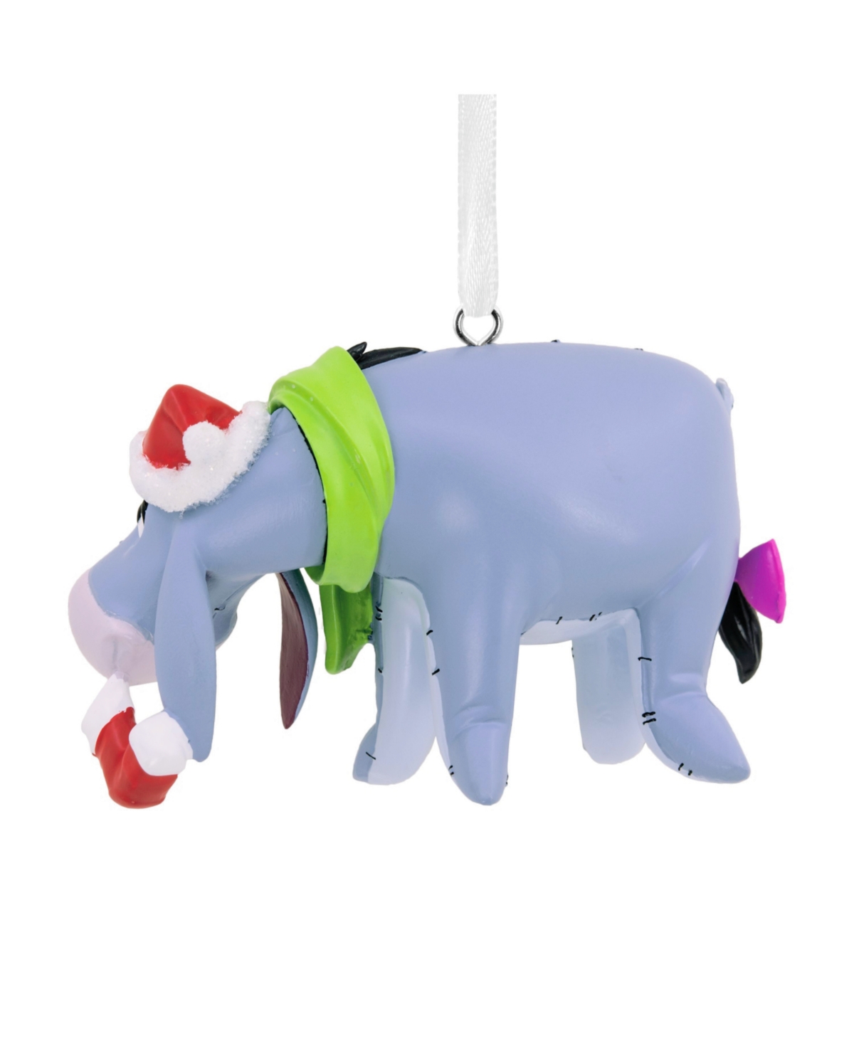 Hallmark Christmas Ornament Disney Winnie The Pooh Eeyore With Stocking In Multi-colored