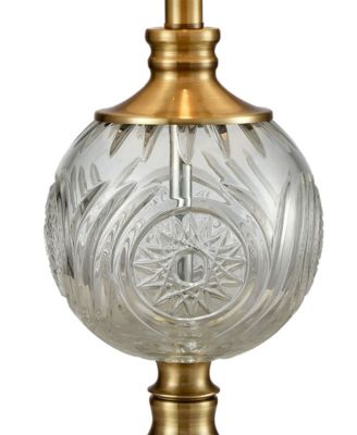 Mitre Lead Crystal Table Lamp