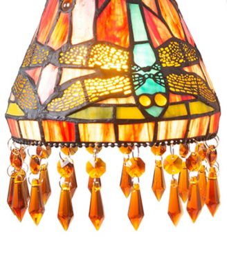 2-Piece Dragonfly Beaded Wall Sconce Set