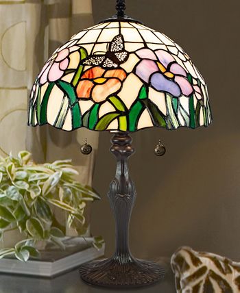Dale tiffany shop butterfly table lamp