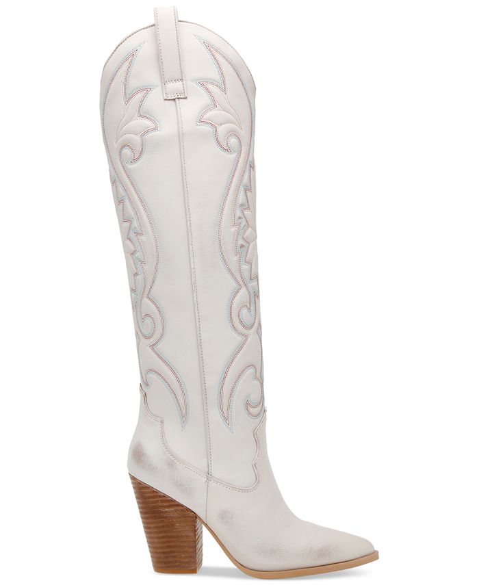 Steve Madden Women's Lashes Tall Cowboy Boots - Macy's