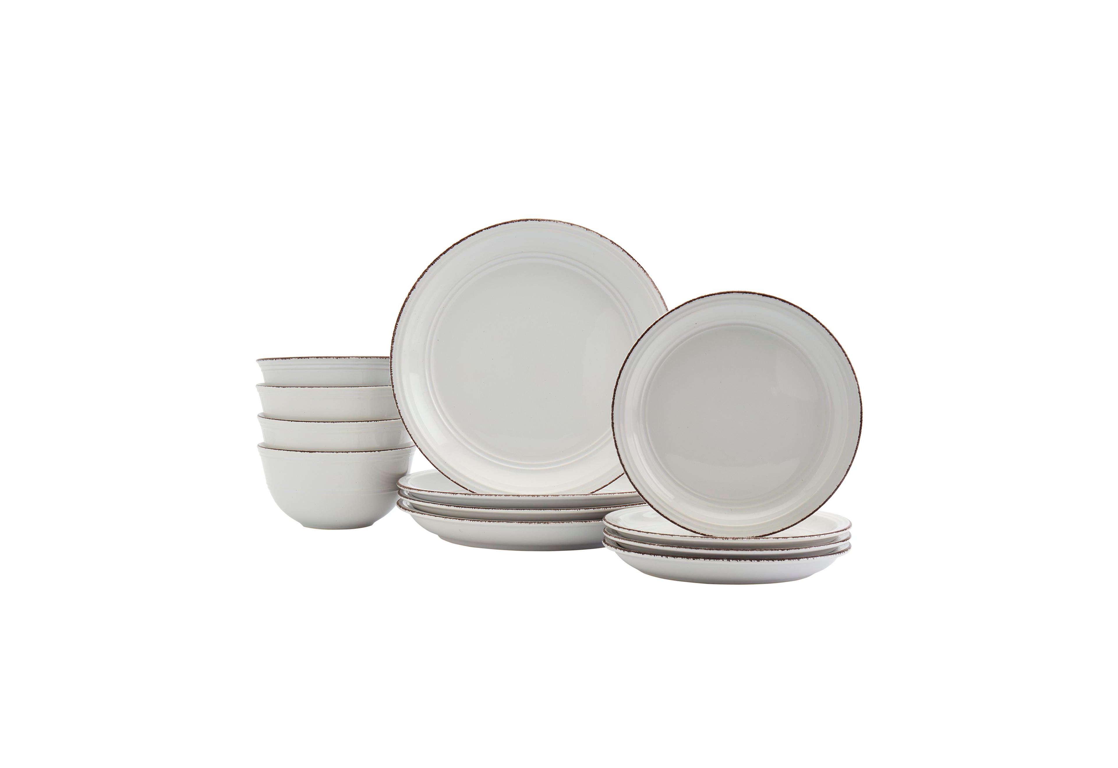 Tabletops Gallery Farmhouse 12 Pc. Dinnerware Set, Service for 4