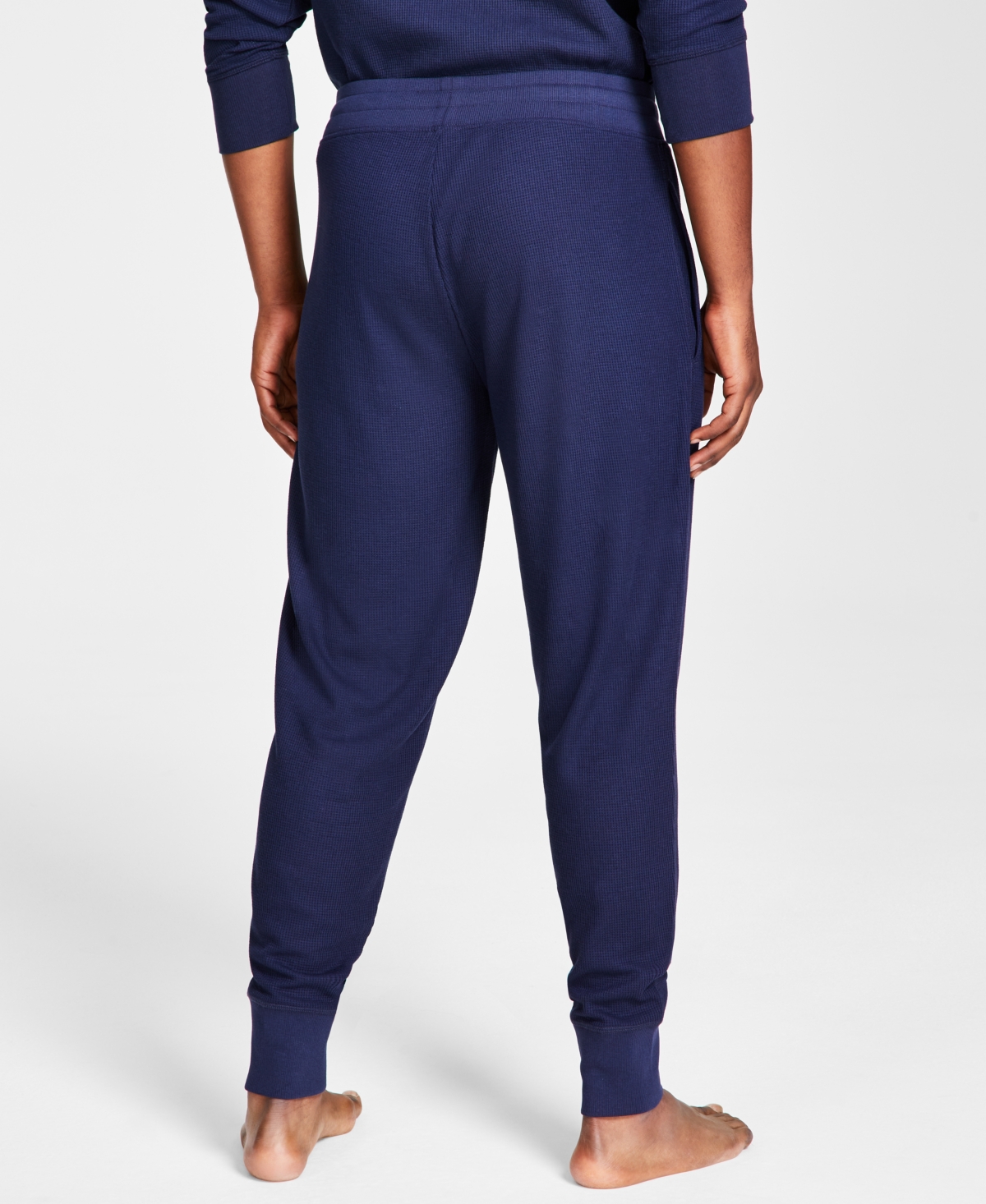 Tommy Hilfiger Men's Classic-Fit Waffle-Knit Thermal Pajama Joggers