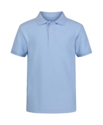 Big Boys Uniform Stretch Double Piqu&eacute; Polo