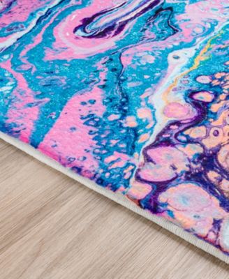 Kikiamo Washable KK19 5' x 7'6" Area Rug