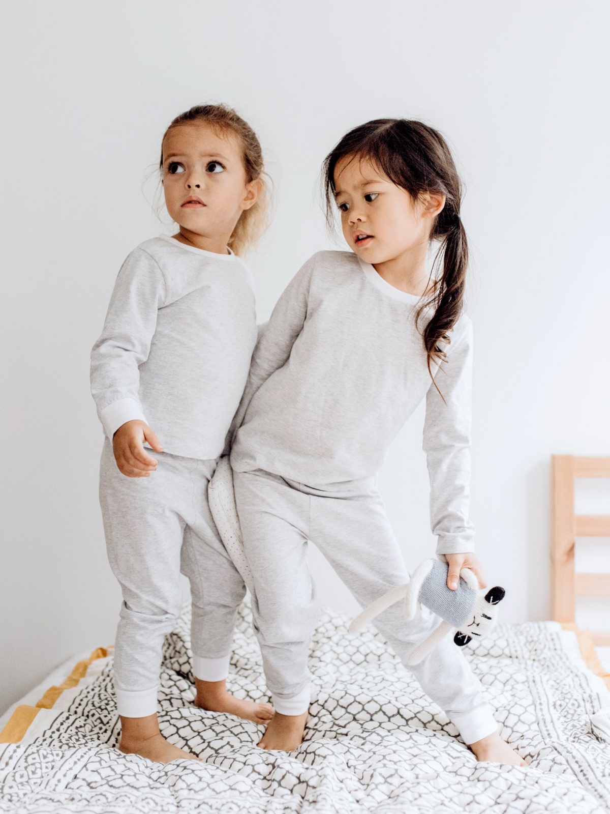 Gots Certified Organic Cotton Knit 2 Piece Pajama Set For Infant,(Size 12M), Unisex - Erawan