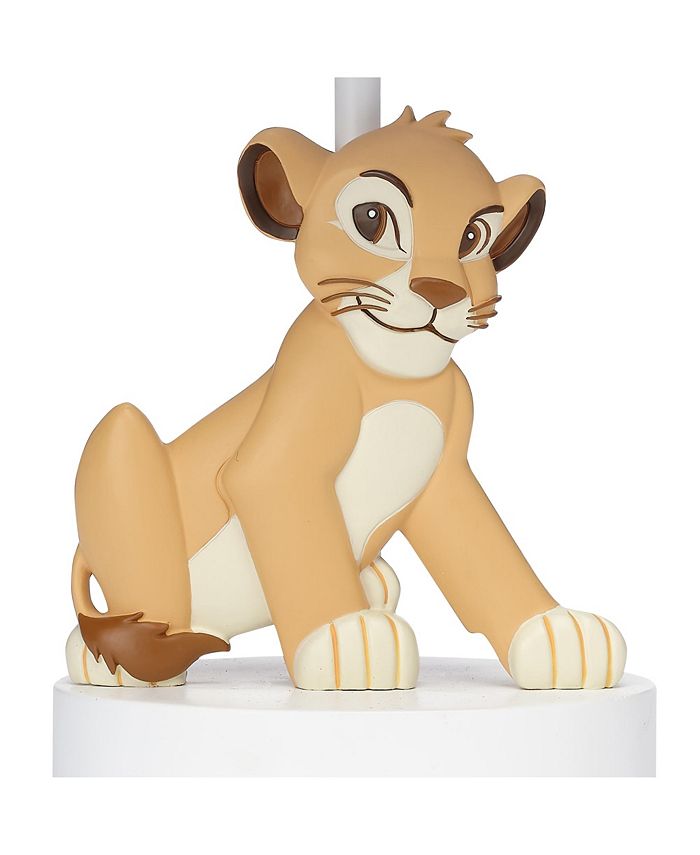 Lambs & Ivy Disney Baby Lion King Adventure Blue Lamp with Shade & Bulb ...