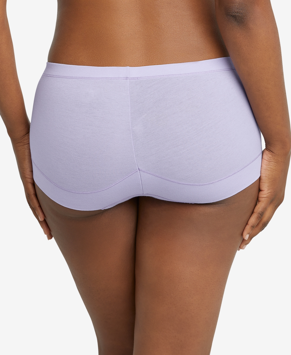 Maidenform Dream Cotton Tailored Boyshort Underwear Dm0002 In Black W,white Dot