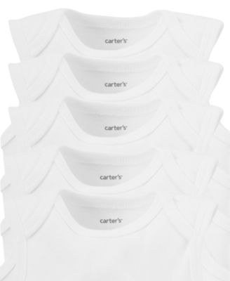 Baby Boys or Baby Girls Sleeveless Bodysuits, Pack of 5