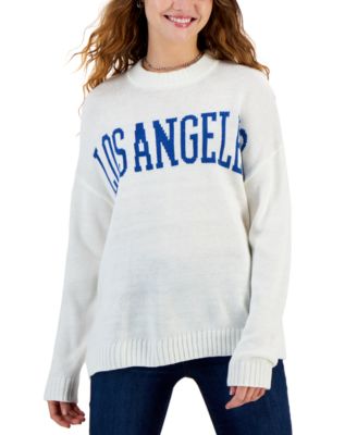 Women's Concepts Sport White Los Angeles Angels Gable Knit T-Shirt