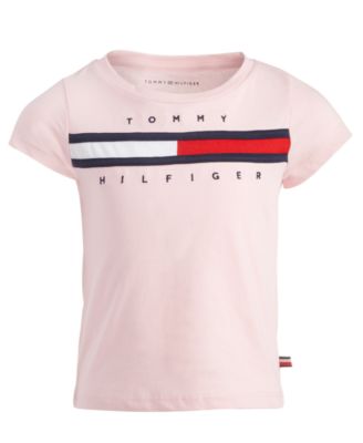 Tommy Hilfiger - Big Girls Logo Crewneck Short-Sleeve T-Shirt